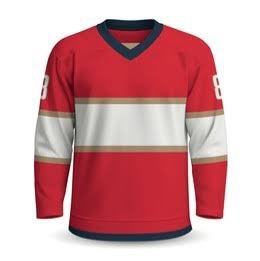Ensemble d'uniformes de hockey sur glace unisexe de haute qualité personnalisables avec logo personnalisé, étiquettes, impression par sublimation, broderie - Product Image 1