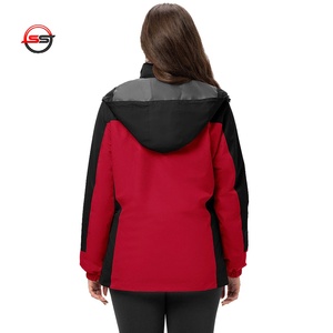 Veste softshell pour femme, prix abordable, faible MOQ, respirante, design personnalisé, veste d'hiver pour femme avec OEM - Product Image 3