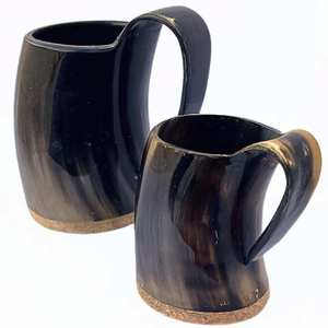 Taza de Cuerno Vikinga Personalizada con Diseño de Animales Divertidos, Decoración Navideña de Alta Calidad para Hogar, Hotel y Restaurante - Product Image 2