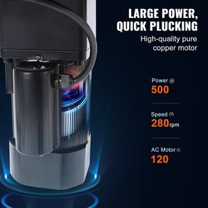 Máquina Desplumadora de Pollos de Acero Inoxidable de 20 Pulgadas con 108 Dedos Suaves para Desplumar, Equipo para Carne y Aves - Product Image 3