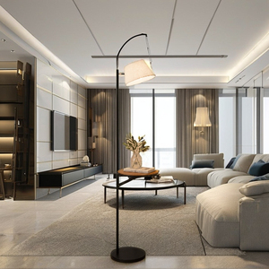 Lampe semi-étagère d'intérieur en fer, avec commande à interrupteur, design Auto Cad, source lumineuse LED Lumental, alimentation CA, haute luminosité, Vietnam - Product Image 3