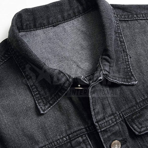 Chaqueta de mezclilla de invierno para hombre, elegante y diseñada para uso diario informal, hecha con tela resistente que ofrece comodidad y un look moderno. - Product Image 3