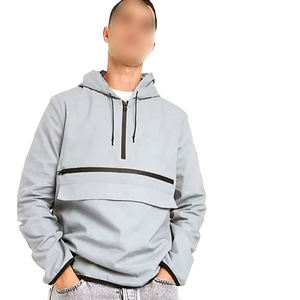 Veste coupe-vent pour homme taille adulte sur mesure, prix de gros, veste coupe-vent streetwear à faible MOQ, veste coupe-vent pour adultes - Product Image 4