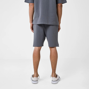 Custom <b>Men's</b> Waffle Textured <b>Shorts</b> Plain Casual Cotton <b>Lounge</b> Sweat <b>shorts</b> Wholesale OEM Supplier - Product Image 5