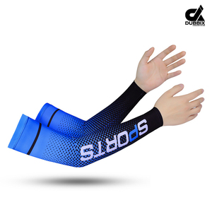 Manchons de cyclisme DUBBIX INDUSTRIES respirants et anti-UV – Logo d'équipe personnalisé 100 % polyester unisexe - Product Image 5