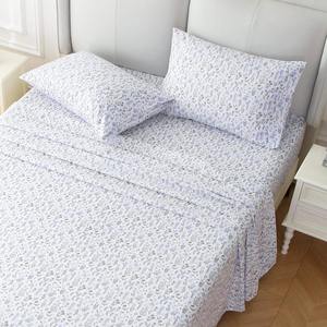 Nouvel Arrivage – Parure de Lit de Mariage Moderne 4 Pièces en Lin Tissé de Haute Qualité, Imprimée, Écologique et Personnalisable, 300 Fils/Pouce² - Product Image 4