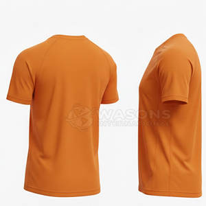 T-shirt de sport pour homme, coupe ajustée, élastique, pour la course à pied et la salle de sport, en coton mélangé doux, manches courtes, vêtements de sport décontractés - Product Image 3
