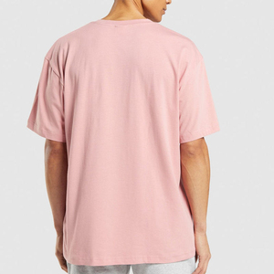 T-shirt Homme en Coton Pur 230 g/m² avec Motif Lettres Imprimé en Sérigraphie, Col Rond, Coupe Oversize, Logo Personnalisé, Grandes Tailles - Product Image 5