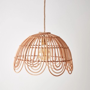 Children room ceiling lamp <b>covers</b> flower <b>lighting</b> lampshade hand-crafted rattan lampshades - Product Image 2