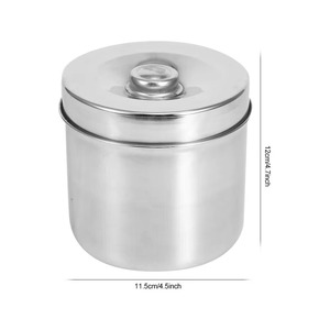 Pot à pommade en acier inoxydable Holloware, réutilisable, pour usage médical, chirurgical et hospitalier, par Mahfooz Instruments - Product Image 6