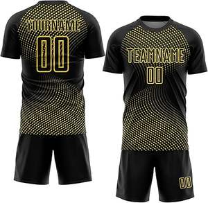 Dernier design, uniforme de football 100% polyester, nouveau style, uniforme professionnel pour adultes, qualité supérieure, couleur personnalisée, séchage rapide - Product Image 1