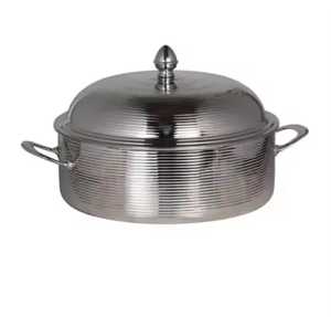Stainless Steel Hammered Hot <b>Pot</b> Premium Double Wall Insulated Casserole Traditional Chapati Food Storage Serving <b>Pot</b> - Product Image 2