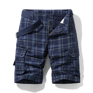 <b>Men's</b> Multi Pocket <b>Cargo</b> <b>Shorts</b> <b>Lightweight</b> Woven Cotton <b>Shorts</b> with Button Flap Pockets Durable Construction - Product Image 1