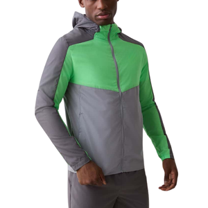 Men's Full Zip <b>Hoodie</b> Windbreaker Jacket with Comfortable Two Pocket Design - Product Image 3