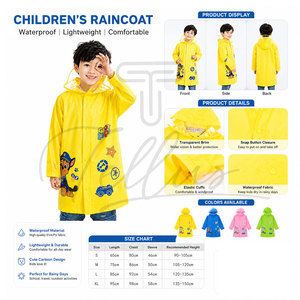 Veste de pluie sur mesure de haute qualité, légère, pour homme et enfant, couleur personnalisée, vente chaude - Product Image 5