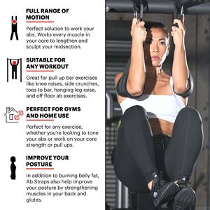 Ab Straps Men Women Fitness Hanging Abs Sling Pull Up Core Workout <b>Trainer</b> OEM Supplier - Product Image 6