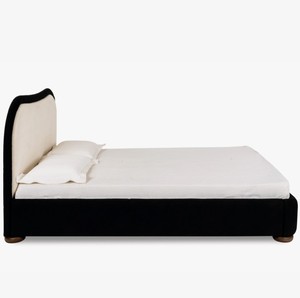 Modern Upholstered <b>Bed</b> Frame King Size Soft <b>Bed</b> with Quilted Headboard and Footboard Fabric Upholstery - Product Image 4