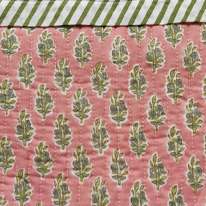 Funda de Algodón Acolchada para Portátil, con Cierre, Estampada a Mano, Artesanal de Jaipur, Ecológica y de Primera Calidad, con Múltiples Bolsillos, Duradera para Uso Diario - Product Image 2