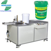 Machine de traitement de flamme de seau de peinture de cylindre en plastique avec allumage automatique pour l'encre UV base d'encre de solvant