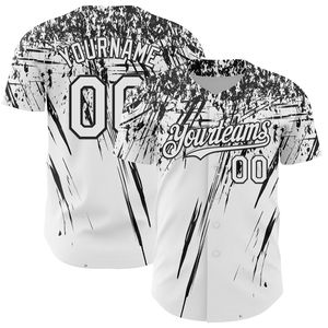 Maillot de baseball personnalisé antibactérien, impression sérigraphique, col en V, manches courtes, logo du nom de l'équipe sur le devant, unisexe - Product Image 3