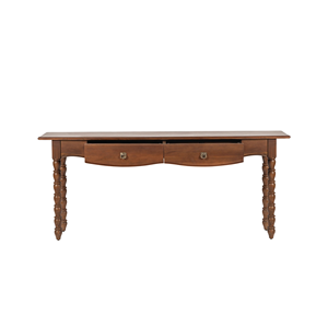 Wooden Console <b>Table</b> Solid Wood <b>Side</b> <b>Table</b> With <b>Drawer</b> Entryway <b>Table</b> Living Room Furniture - Product Image 2