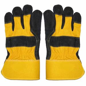 Guantes de Trabajo de Alta Calidad, Duraderos, que Absorben la Humedad, Hechos de Cuero Vacuno, Aislantes del Calor, Guantes de Seguridad - Product Image 5