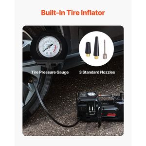 Kit de gato de coche eléctrico de 5 toneladas/11000 libras con llave de impacto para elevación y reparación de vehículos - Product Image 4