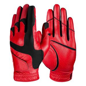 Guantes de Golf Antideslizantes de Color Personalizado Más Vendidos, Precio al por Mayor, Agarre Estable, para Mano Derecha, de Cuero, Talla Grande - Product Image 4