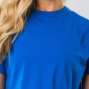 Nueva Camiseta Corta Elegante 100% Algodón para Mujer, Alta Visibilidad, Servicio OEM, Tallas Grandes, Camiseta Corta Personalizada para Mujer - Product Image 4