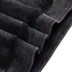 Wholesale Custom Heavyweight Acid Wash Winter Fleece Hoodie Men 100% Cotton Streetwear Oversized Vintage OEM ODM Manufacture - Product Image 5