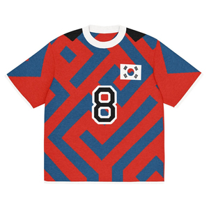 Maillot de football respirant en maille anti-bactérienne imprimé numériquement sur mesure, modèle 2026, le plus vendu, pour hommes, idéal pour l'entraînement en équipe - Product Image 3