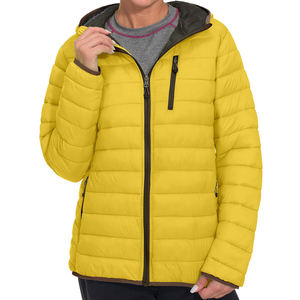 Prix d'usine OEM – Manteau matelassé chauffant personnalisé pour femme, écologique, avec doublure en nylon, imperméable et respirant, style décontracté - Product Image 1