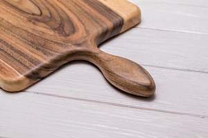 Planche à découper rectangulaire en bois, épaisseur 1,3 cm, facile à nettoyer - Product Image 3