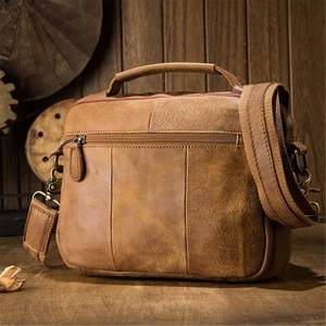 Maletín de Cuero Genuino Crazy Horse de Grano Completo, Resistente, para Hombre, para Portátil de 15 Pulgadas, para Oficina, LLB-0339 - Product Image 2