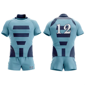 Conjuntos de Uniformes de Rugby Deportivos Unisex OEM de Alta Calidad, Sublimación, Logotipo Personalizado, Transpirables, de Secado Rápido, 100% Algodón, Tallas Grandes - Product Image 1