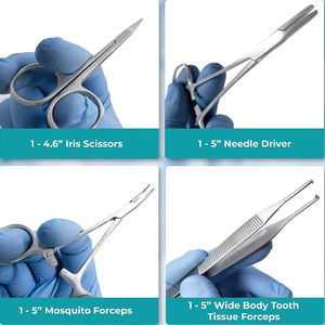 Kit de dissection chirurgicale manuel de haute précision, instruments chirurgicaux en acier inoxydable, certifié CE, vente en gros - Product Image 2