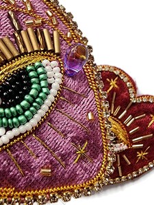 Handmade Beaded Coaster Set Decorative <b>Table</b> <b>Protection</b> Mat - Product Image 6