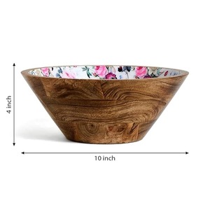 Nouveauté - Vente promotionnelle tendance - Bols en bois d'acacia pour la cuisine - Bols en bois modernes de petite taille en vente - Product Image 5