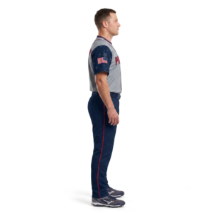 Maillot de baseball patriotique personnalisé pour homme, respirant, en tricot, motif étoile, nom du joueur, fabricant d'uniformes d'équipe OEM ODM - Product Image 3