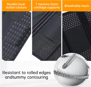 Nuevo Faja Reductora de Cintura Ajustable y Personalizable para Mujer, con Doble Cinturón, Corsé de Neopreno con Cremallera, Cincher para Entrenamiento y Control Abdominal, Soporte para Espalda - Product Image 4