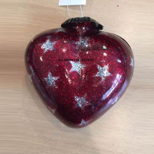 Adorno Decorativo de Pared con Forma de Corazón de Metal, Color Rojo, para el Hogar, Navidad, Caja de Regalo, Santa Claus, Diseño de Estrella, Venta al por Mayor - Product Image 1