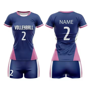 Nuevo Conjunto de Uniforme Deportivo de Voleibol, Estilo Moderno, Unisex, Pantalones Cortos, Sublimado, Antibacterial, para Mujeres, Jóvenes y Adultos, GLAMOUR PLUS - Product Image 4