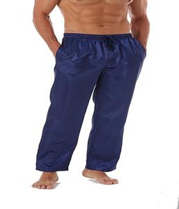 High Quality Elastic and Drawstring Closer Lightweight Classic Fits Straight Satin Trouser for <b>Men</b> - Product Image 2