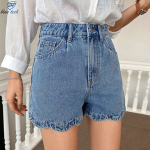 <b>Women's</b> Loose Fit Denim Shorts Fashion Summer Cotton <b>Jean</b> Shorts OEM ODM Clothing Manufacturer Wholesale Price - Product Image 3