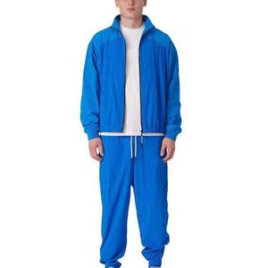 Conjunto de Chándal de Nylon con Cremallera, Estilo Vintage, Transpirable, para Hombre, Chaqueta Cortavientos y Pantalones Jogger, Diseño en Contraste, Venta al por Mayor - Product Image 5