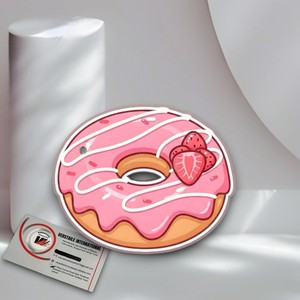 Plaques magnétiques en acrylique pour extensions de cils, motif carré, papillon, fraise, crème glacée, les plus tendance, marque privée - Product Image 5