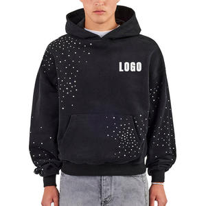 Sudaderas con capucha para hombre en grandes cantidades para uso urbano, ligeras, de algodón y poliéster, disponibles en todas las tallas. - Product Image 1