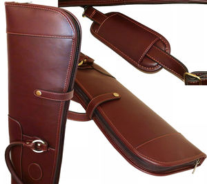 Étui de transport personnalisé en cuir MOLLE à dégagement rapide, robuste et durable, pour équipement de tir et de chasse, housse courte pour arme à feu 10x 8x - Product Image 4