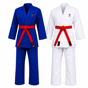 Uniforme de Artes Marciales de Calidad Superior Solid Trader, Traje de Algodón Puro para Entrenamiento Profesional, Práctica y Campeonato de Judo y Karate - Product Image 1