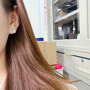 ต่างหู Moissanite ต่างหูหรูหรา - Product Image 3